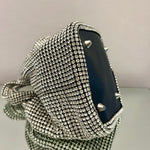 BORSA A SECCHIELLO CON STRASS