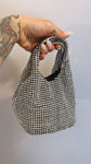 BORSA A SECCHIELLO CON STRASS