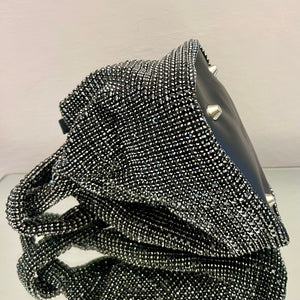 BORSA A SECCHIELLO CON STRASS