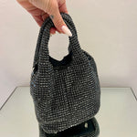 BORSA A SECCHIELLO CON STRASS