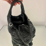 BORSA A SECCHIELLO CON STRASS