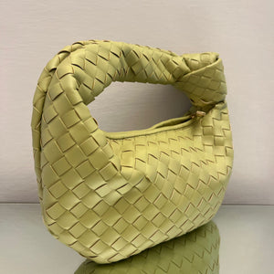 TOTE BAG IN ECOPELLE CON NODO E MOTIVO INTRECCIATO