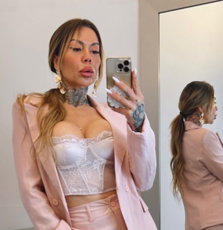 CORSETTO EFFETTO PUSH-UP IN PIZZO E RASO