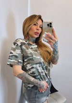 OVERSIZED COTTON T-SHIRT WITH BANDANA