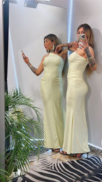 ABITO ELASTICIZZATO IN LYCRA LUCIDA A SIRENA