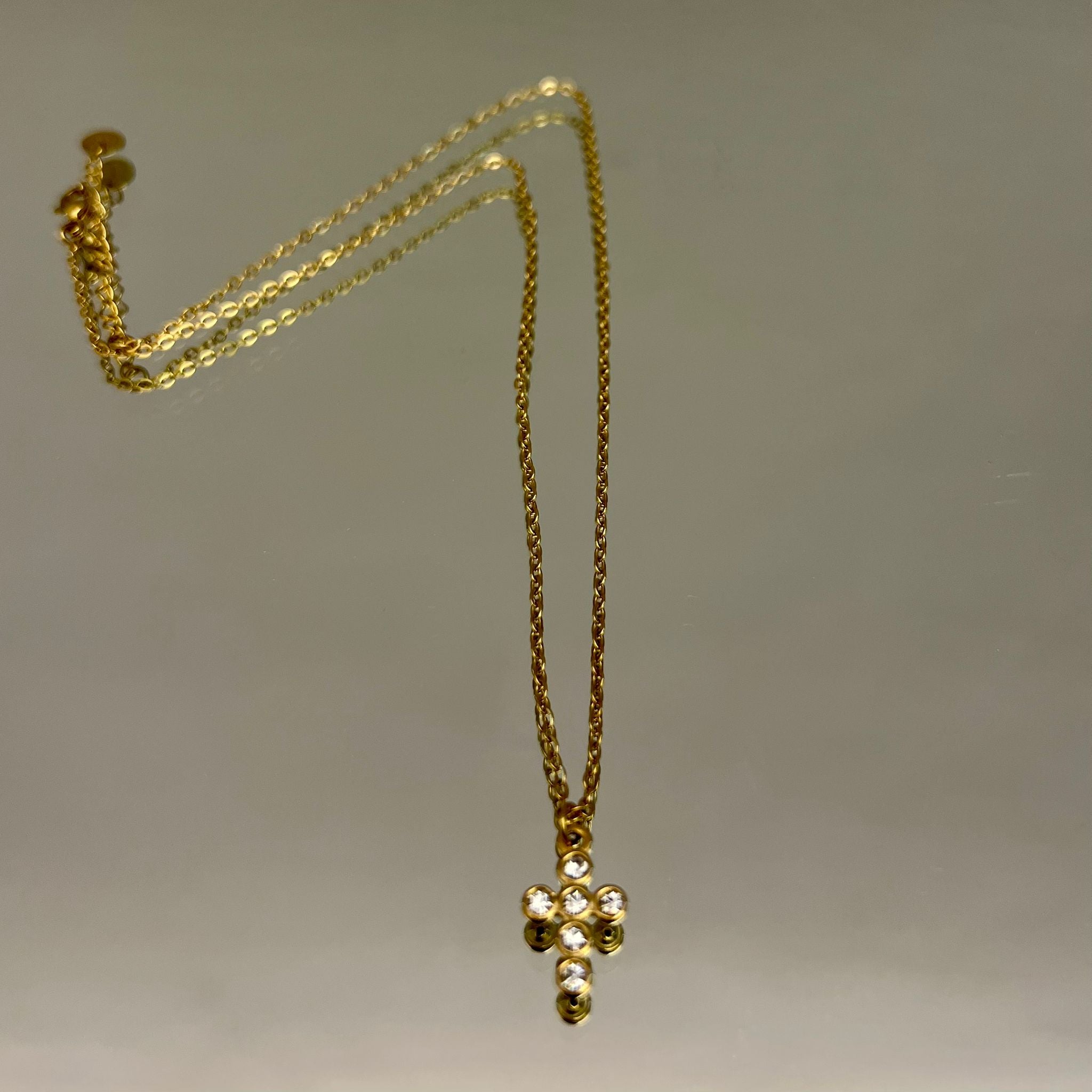 COLLANA CROCE STRASS PICCOLA