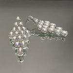 ORECCHINI A PERNO STRASS A GOCCIA