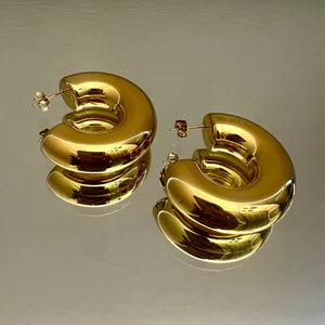 ORECCHINI CERCHIO BOMBATI