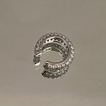 ORECCHINI EAR CUFF STRASS
