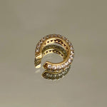 ORECCHINI EAR CUFF STRASS