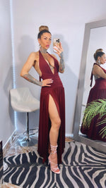 ABITO LUNGO IN LYCRA OPACA