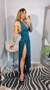 ABITO LUNGO IN LYCRA OPACA