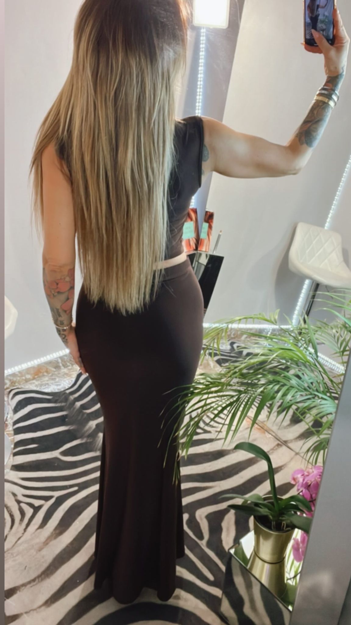COORDINATO A SIRENA TOP + GONNA
