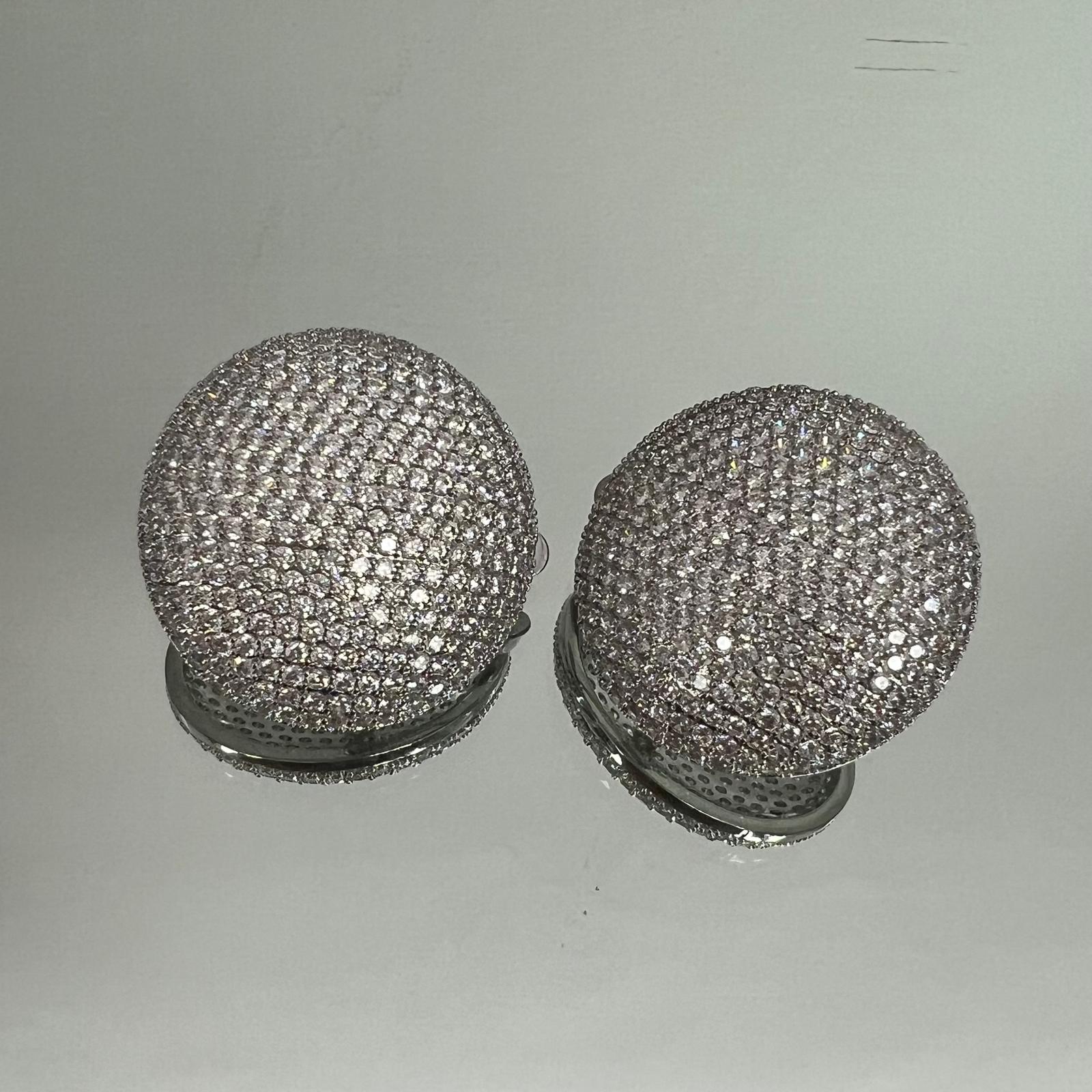 ORECCHINI ROTONDI STRASS