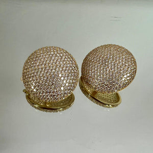 ORECCHINI ROTONDI STRASS