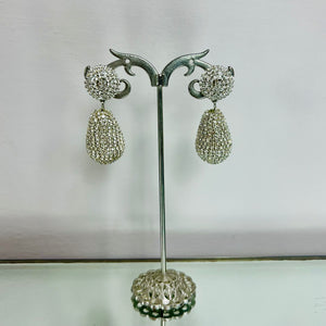 ORECCHINI PENDENTI STRASS GOCCIA