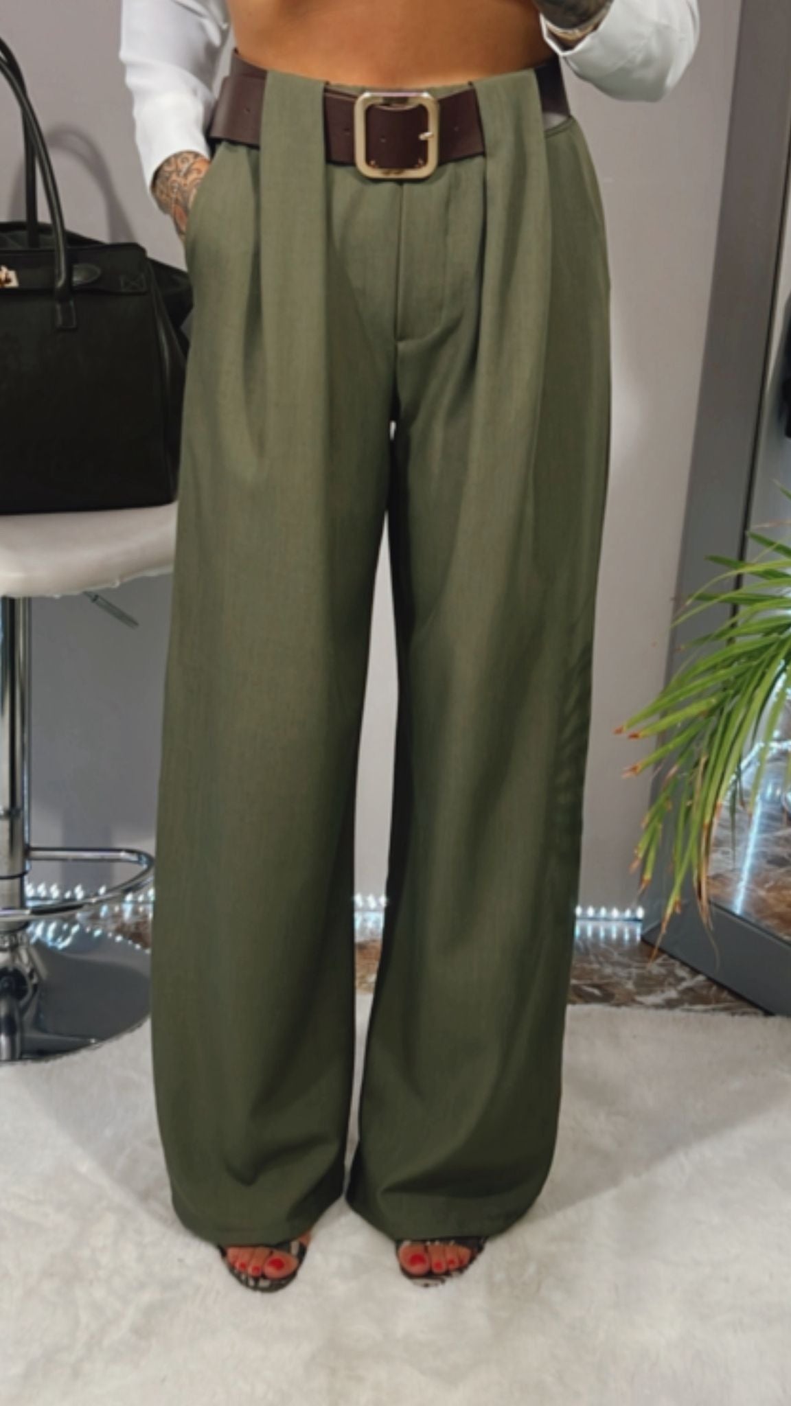 PANTALONI WIDE LEG