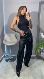 PANTALONI IN ECOPELLE BALLOON BY LUMINA