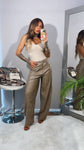 PANTALONI IN ECOPELLE BALLOON BY LUMINA