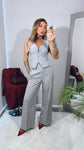 COORDINATO GILET E PANTALONI PALAZZO