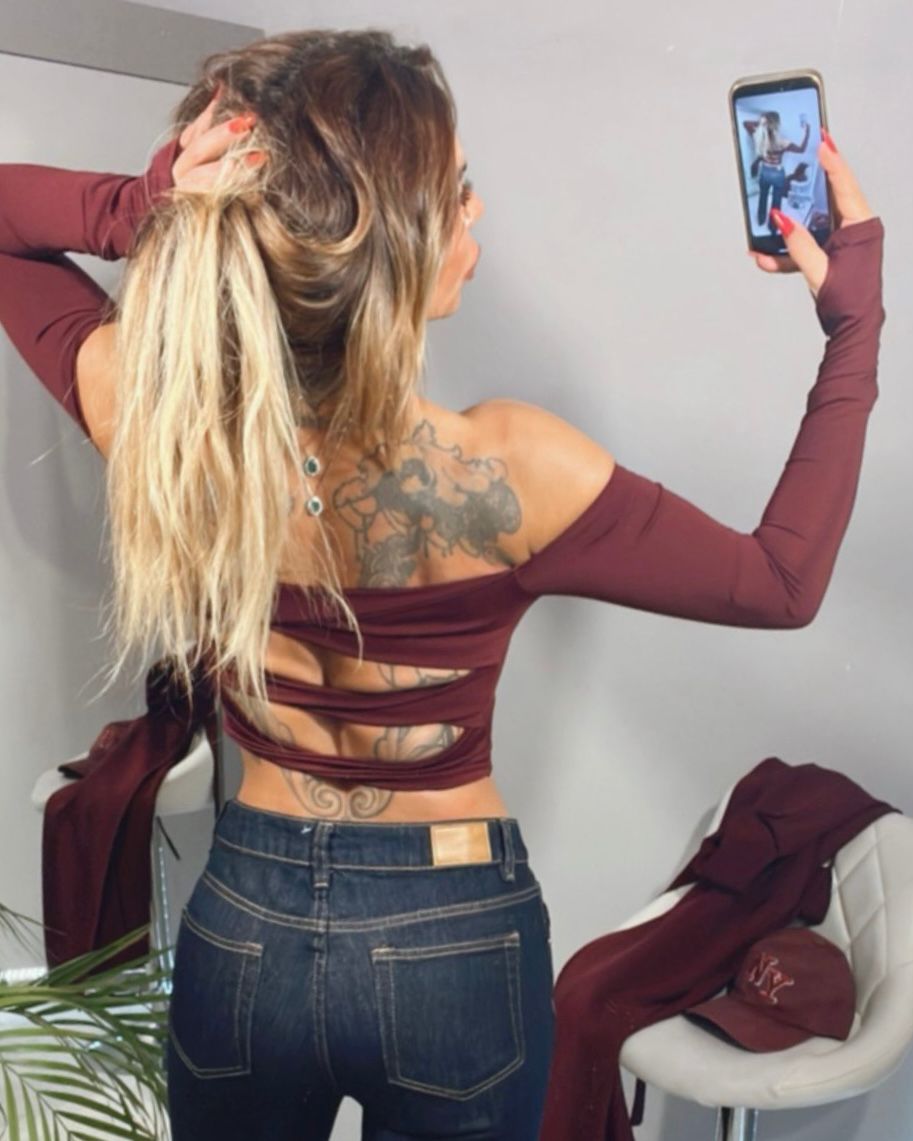 MAGLIA IN LYCRA CON INCROCIO