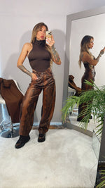 PANTALONI IN ECOPELLE BY LUMINA