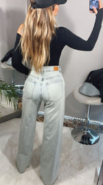 JEANS WIDE LEG STRASS
